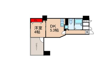 山屋東陽ハイツ(601)の物件間取画像